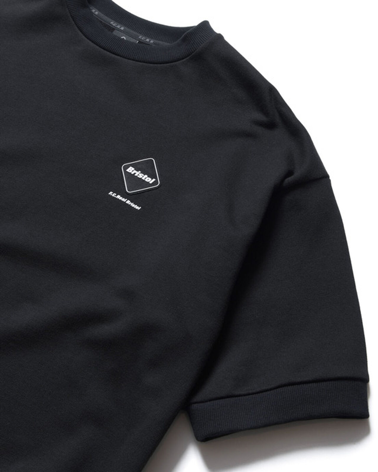 S/S CREWNECK BAGGY SWEAT,BLACK, large image number 2