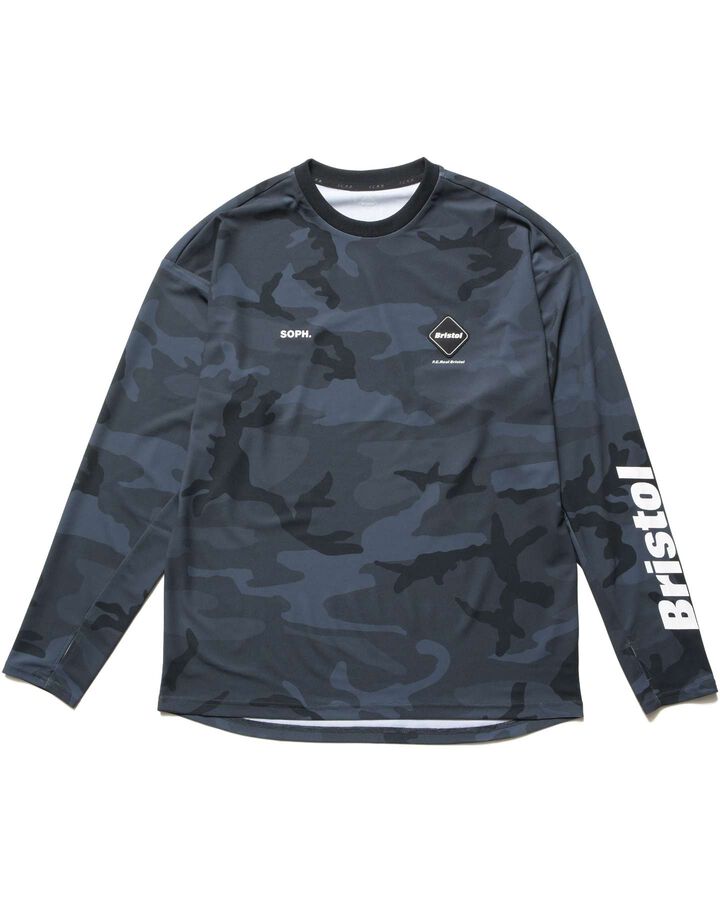 L/S ATHLETIC TOP,CAMOUFLAGE, medium