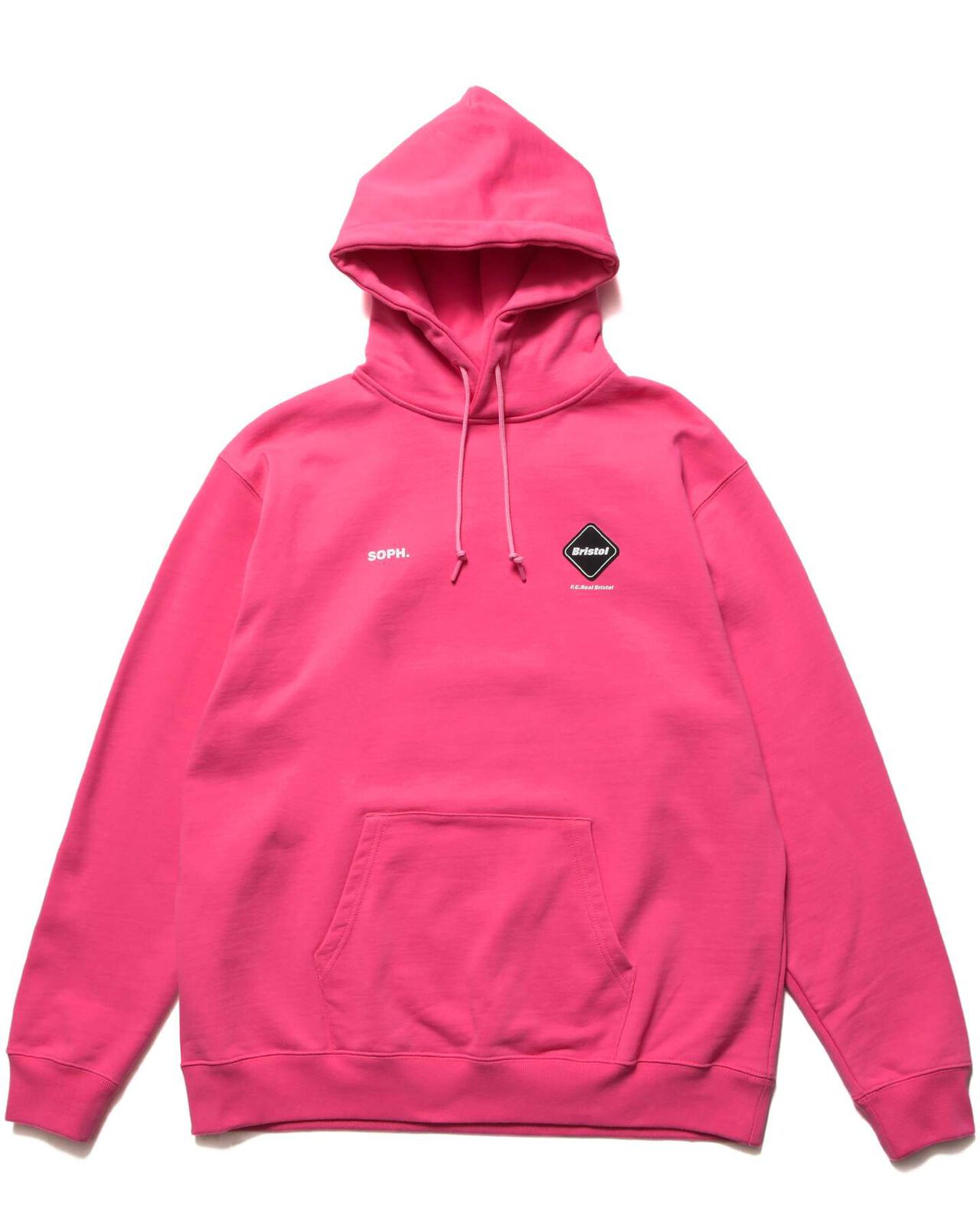 BRISTOL BAGGY SWEAT HOODIE,PINK, large image number 0