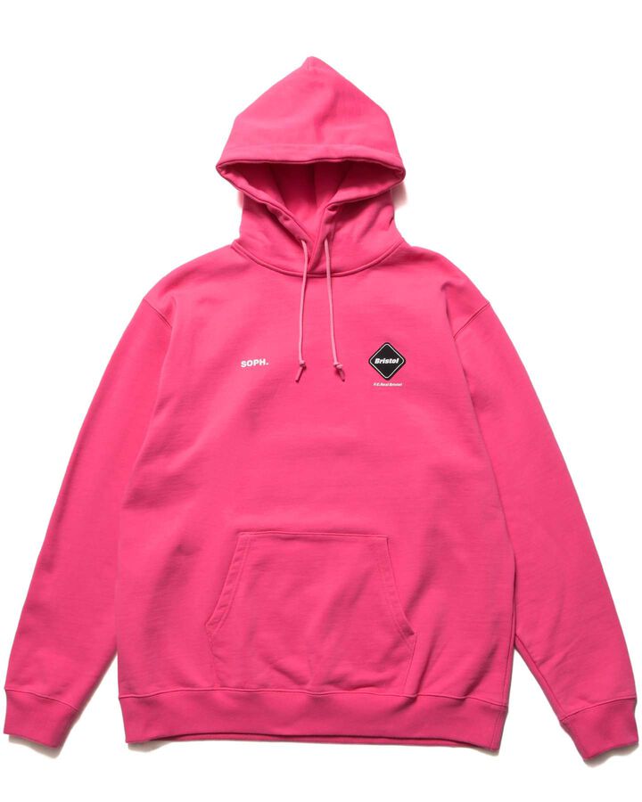 BRISTOL BAGGY SWEAT HOODIE,PINK, medium