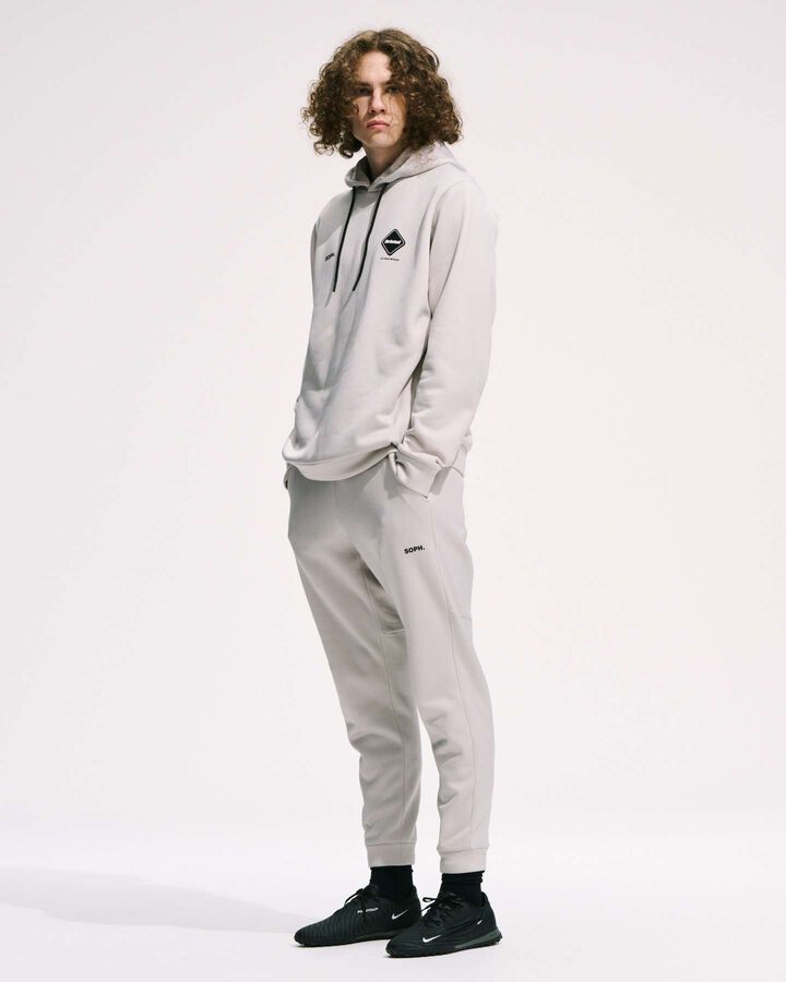 STRETCH FLEECE HOODIE,BLACK, medium image number 7