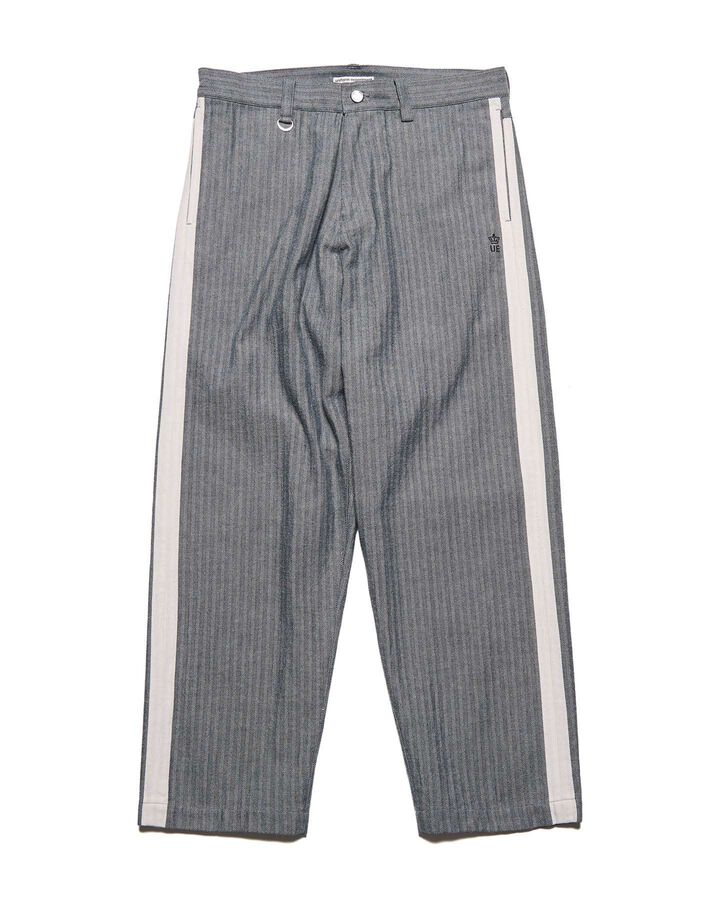 SELVAGE HERRINGBONE PANTS,CHARCOAL GRAY, medium
