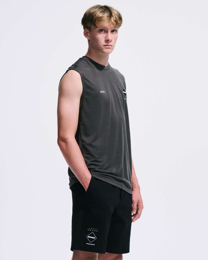 POLARTEC S/L WORKOUT TOP,CHARCOAL GRAY, medium image number 5