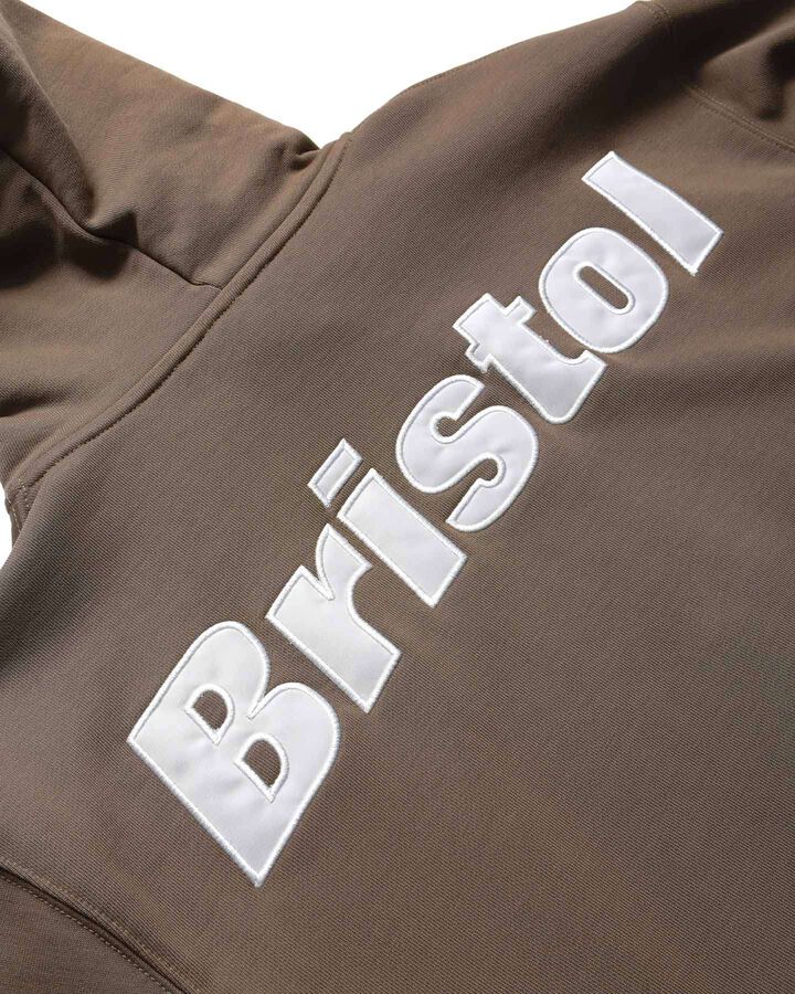 BRISTOL BAGGY SWEAT HOODIE,GREIGE, medium image number 4