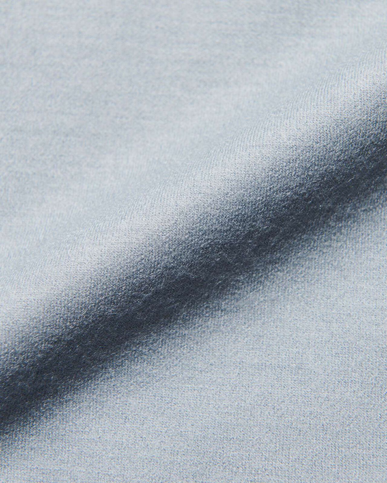 SILKY MILLED WOOL LOOSE L/S TEE,LIGHT GRAY, large image number 3