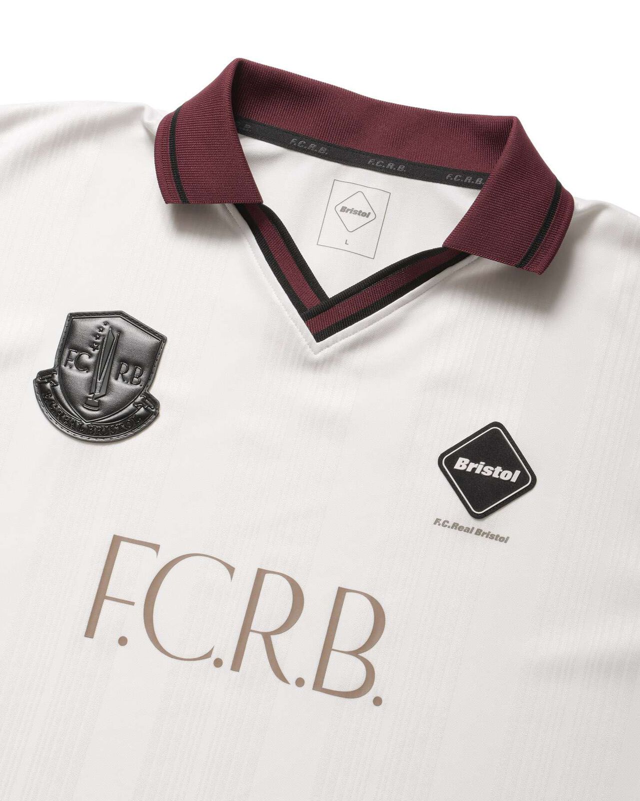 EXHIBITION S/S GAME SHIRT,WHITE, large image number 2