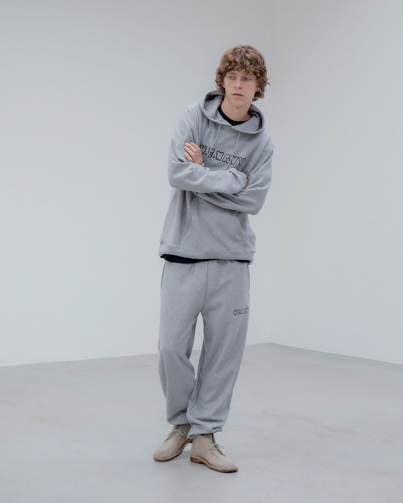 UE NAVY SWEAT PANTS,GRAY, large image number 5