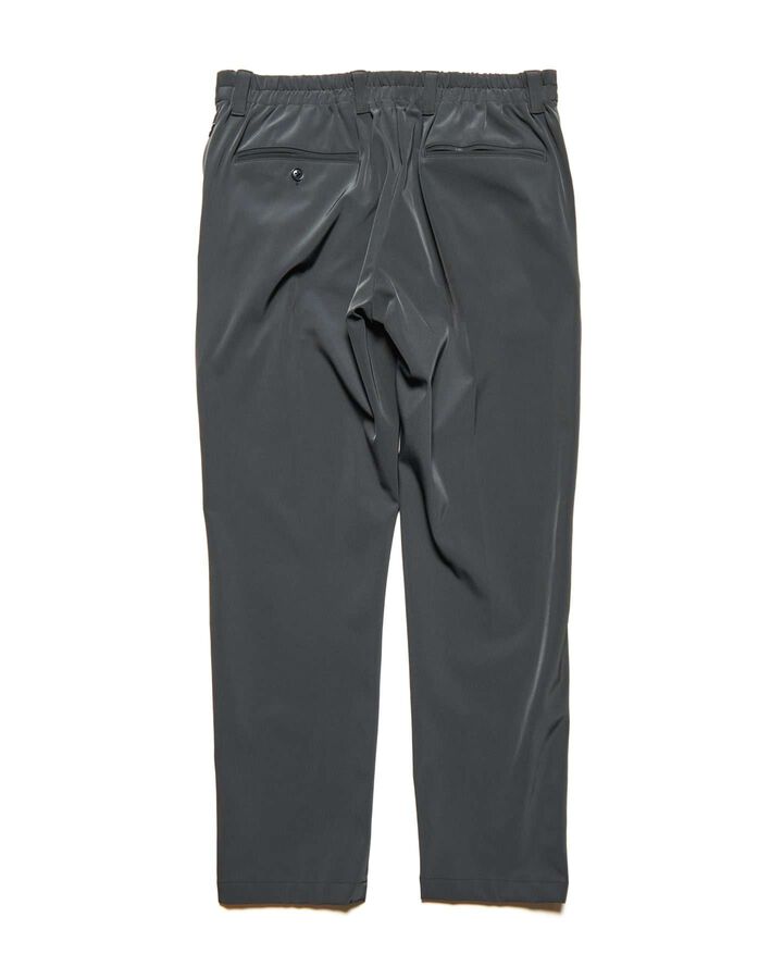 4WAY STRETCH SHIRRING SLIM-FIT SLACKS,CHARCOAL GRAY, medium image number 1
