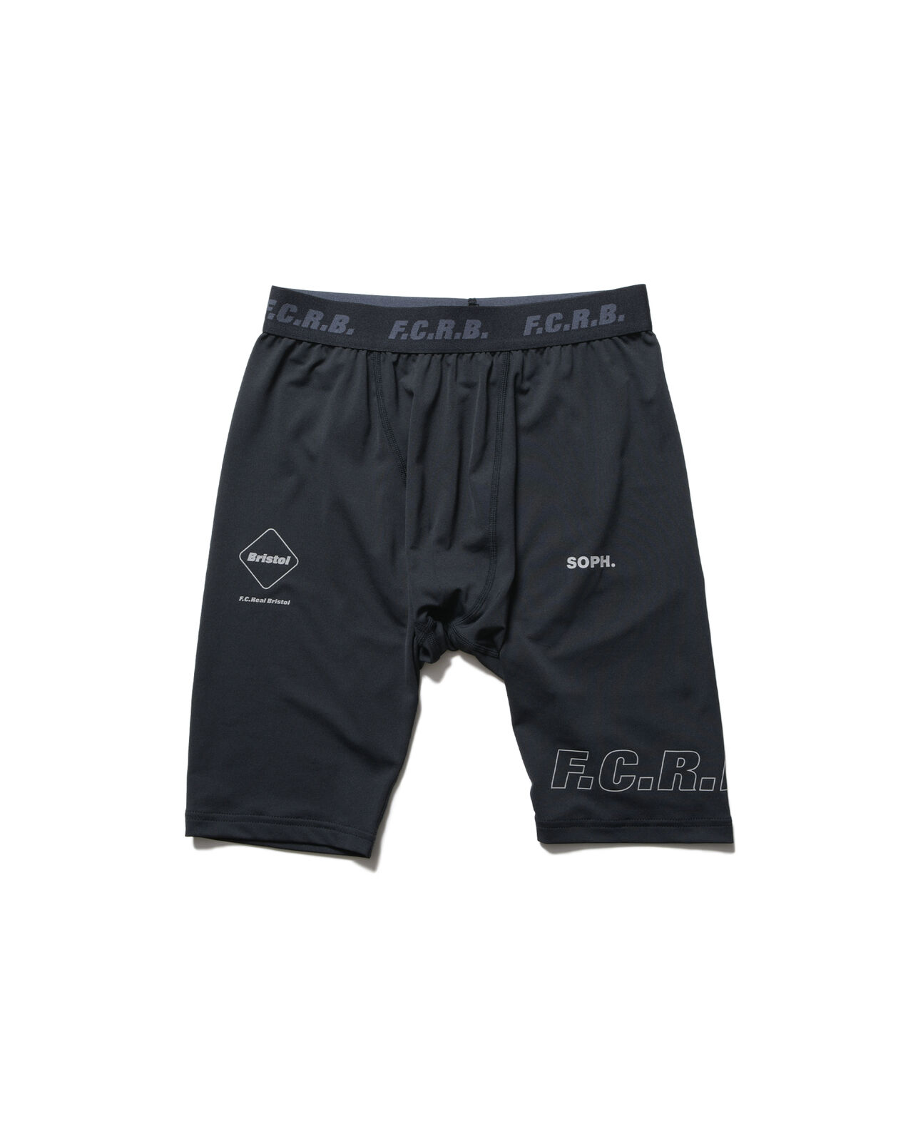 UNDERLAYER HALF TIGHTS,BLACK, large image number 0