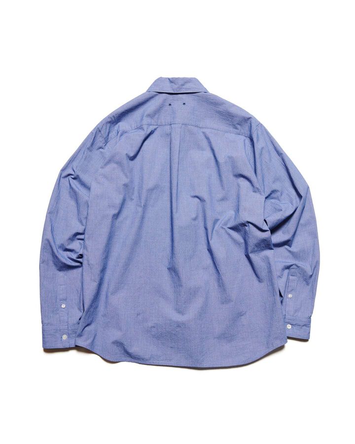 VOILE WASHER REGULAR-FIT SHIRT,NAVY, medium image number 1