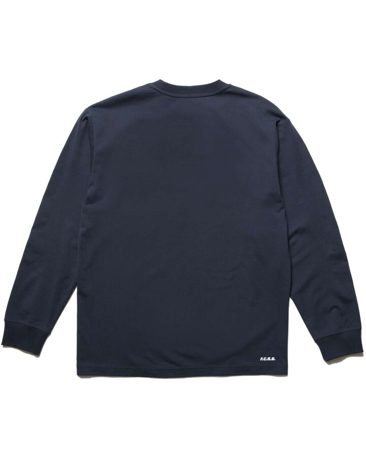 OVERLAY L/S TEE,NAVY, medium image number 1