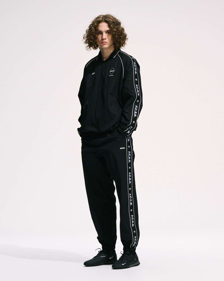 NYLON CHAMBRAY PRACTICE PANTS,BLACK, medium image number 8