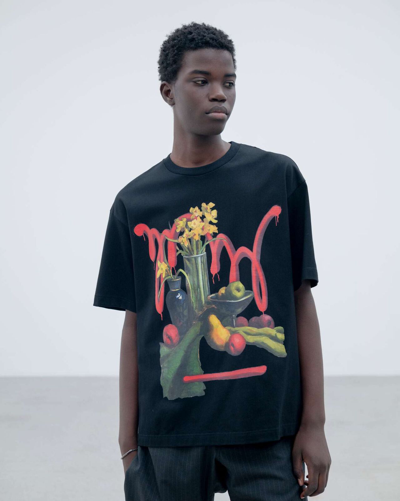 MICHAEL CHERNO: NARCISSUS TEE,WHITE, large image number 4