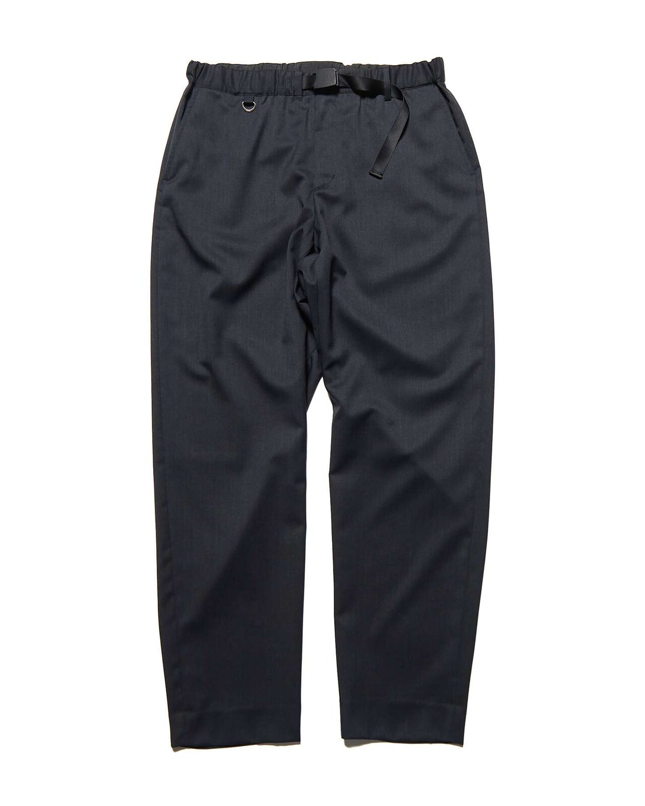 WOOL GABARDINE SLIM-FIT ACTIVE SLACKS,CHARCOAL GRAY, large image number 0