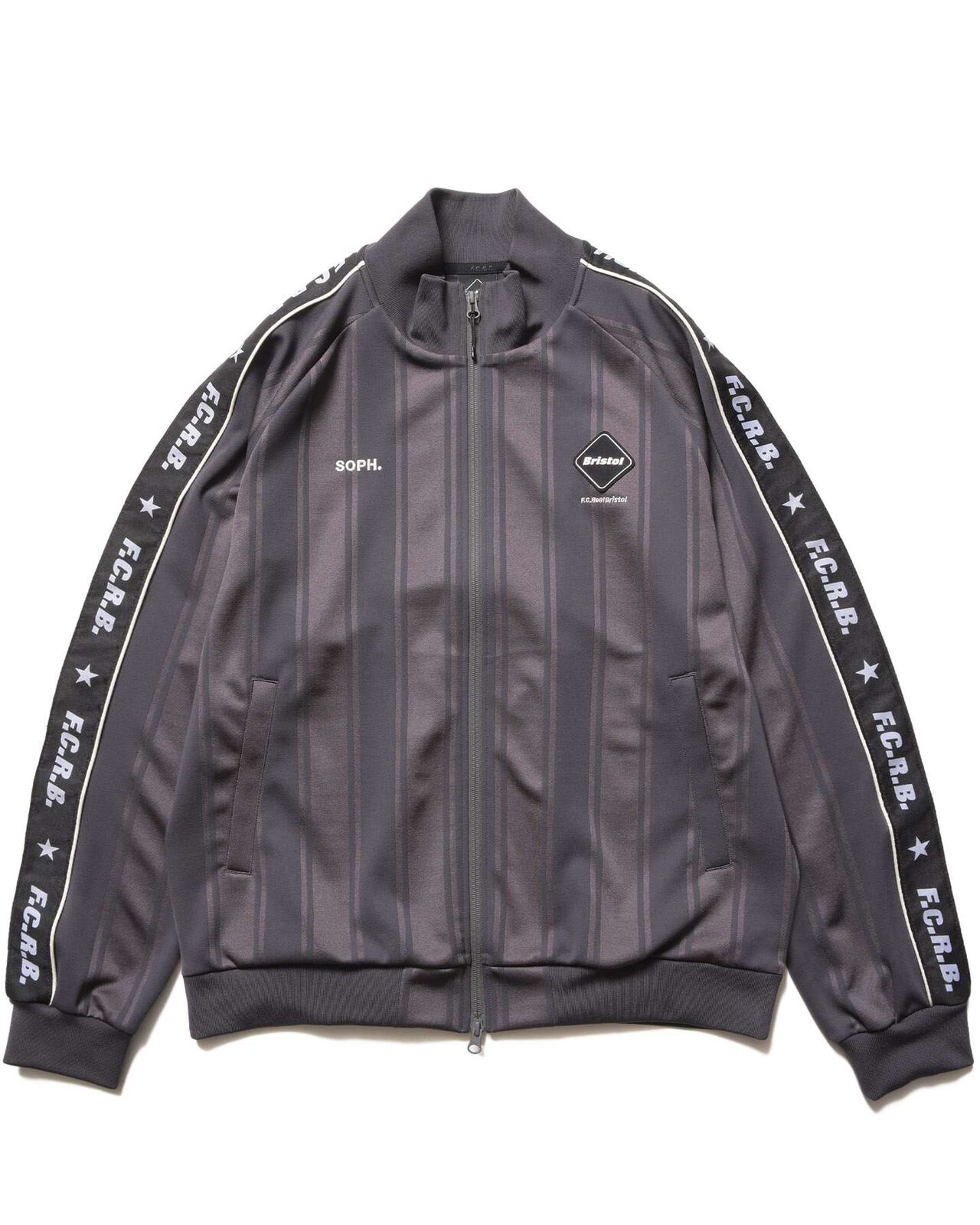 SHADOW WEAVE STRIPE JACKET,CHARCOAL GRAY, large image number 0