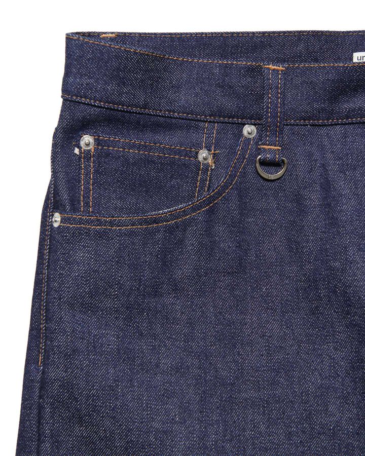RIGID DENIM SLIM-FIT JEANS,INDIGO, medium image number 2