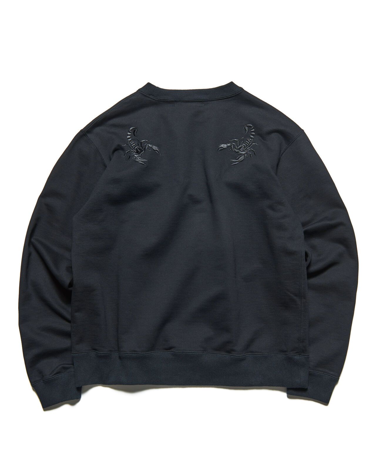 EMBROIDERY SWEATSHIRT,BLACK, large image number 0