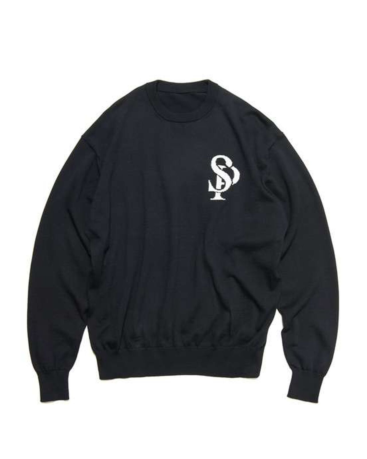 SP CREWNECK KNIT,BLACK, large image number 0