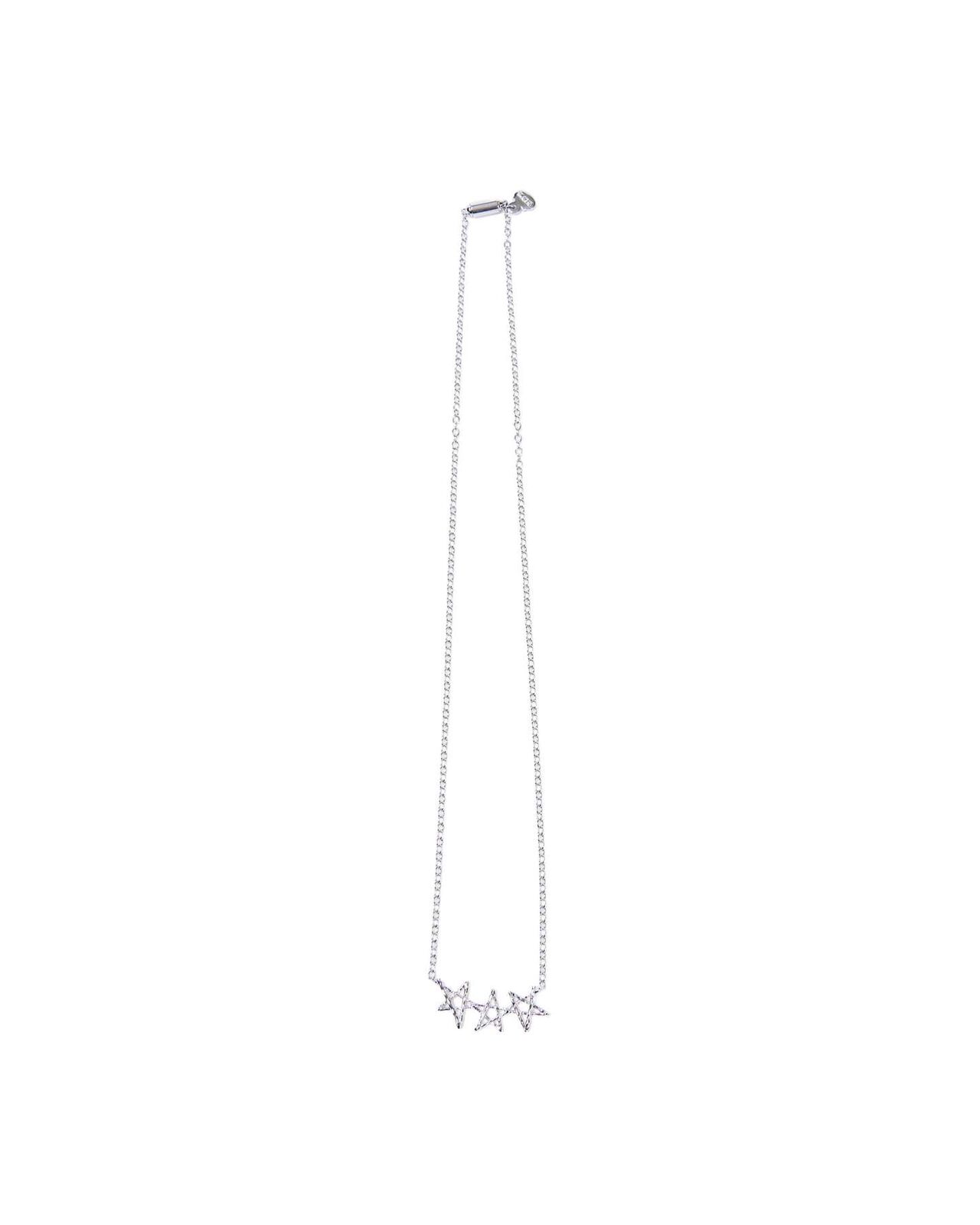 3-STAR NECKLACE,SILVER, large image number 0