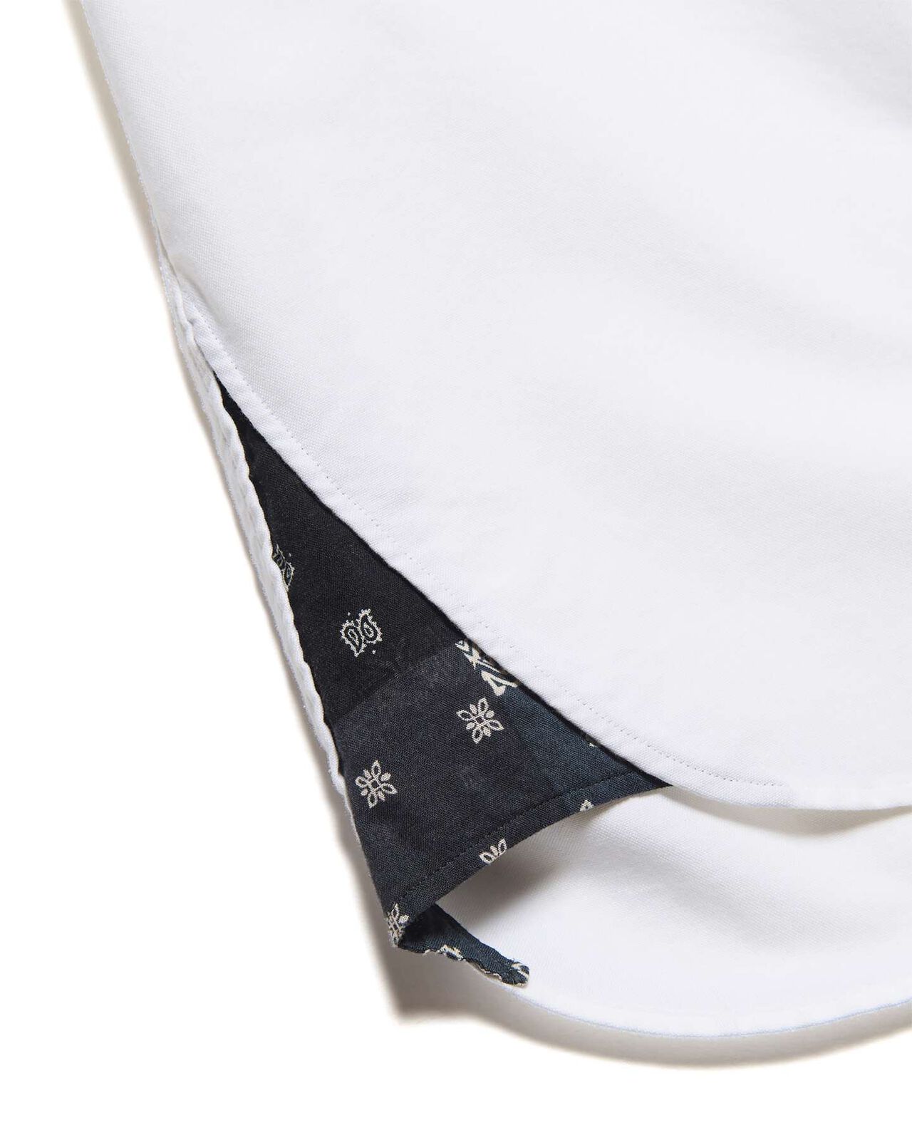 PATTERNED GUSSET SHIRT,WHITE, large image number 3