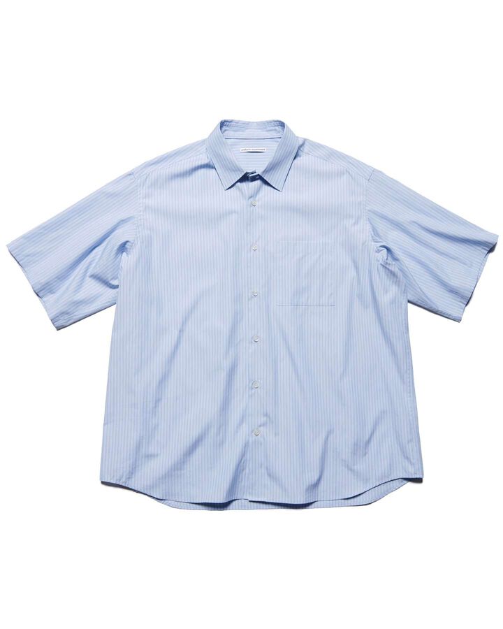 IN-PROCESS PRINT S/S SHIRT,LIGHT BLUE, medium image number 1