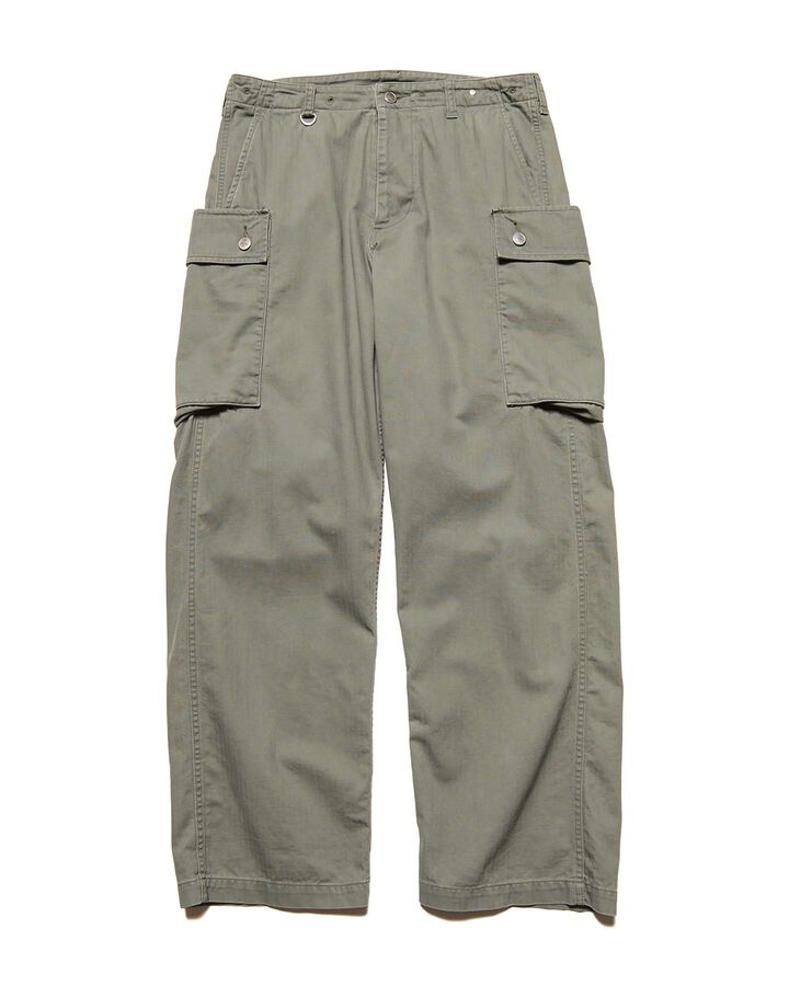 DAMAGED MILITARY PANTS,KHAKI, medium