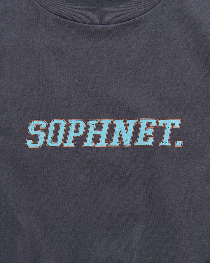 VINTAGE LOGO WIDE TEE,CHARCOAL GRAY, medium image number 2