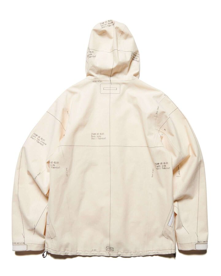 MAP-OUT 3LAYER MOUNTAIN PARKA,IVORY, medium image number 1
