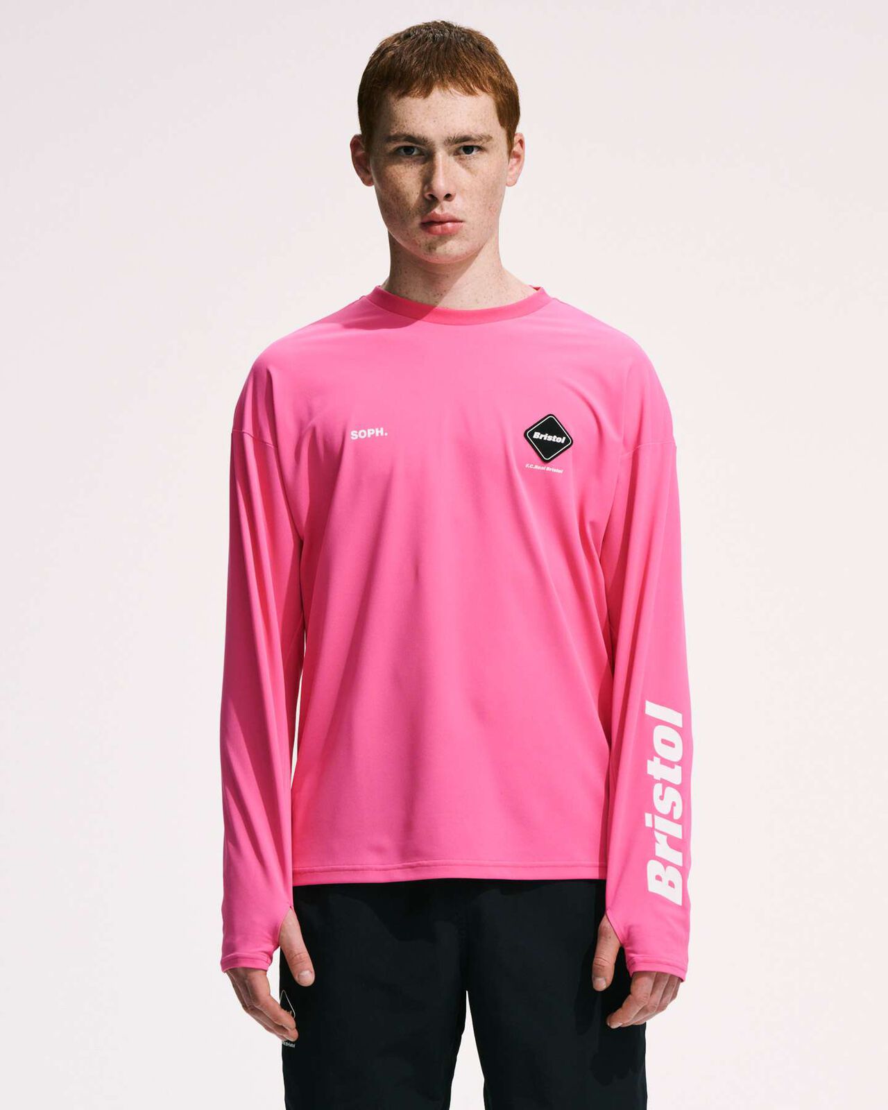 L/S ATHLETIC TOP,BLACK, large image number 4