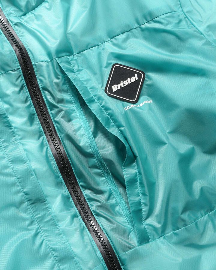 INSULATION HOODED JACKET,TURQUOISE, medium image number 3