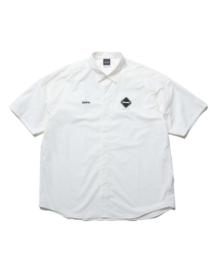 AUTHENTIC FLY FRONT S/S SHIRT,WHITE, medium