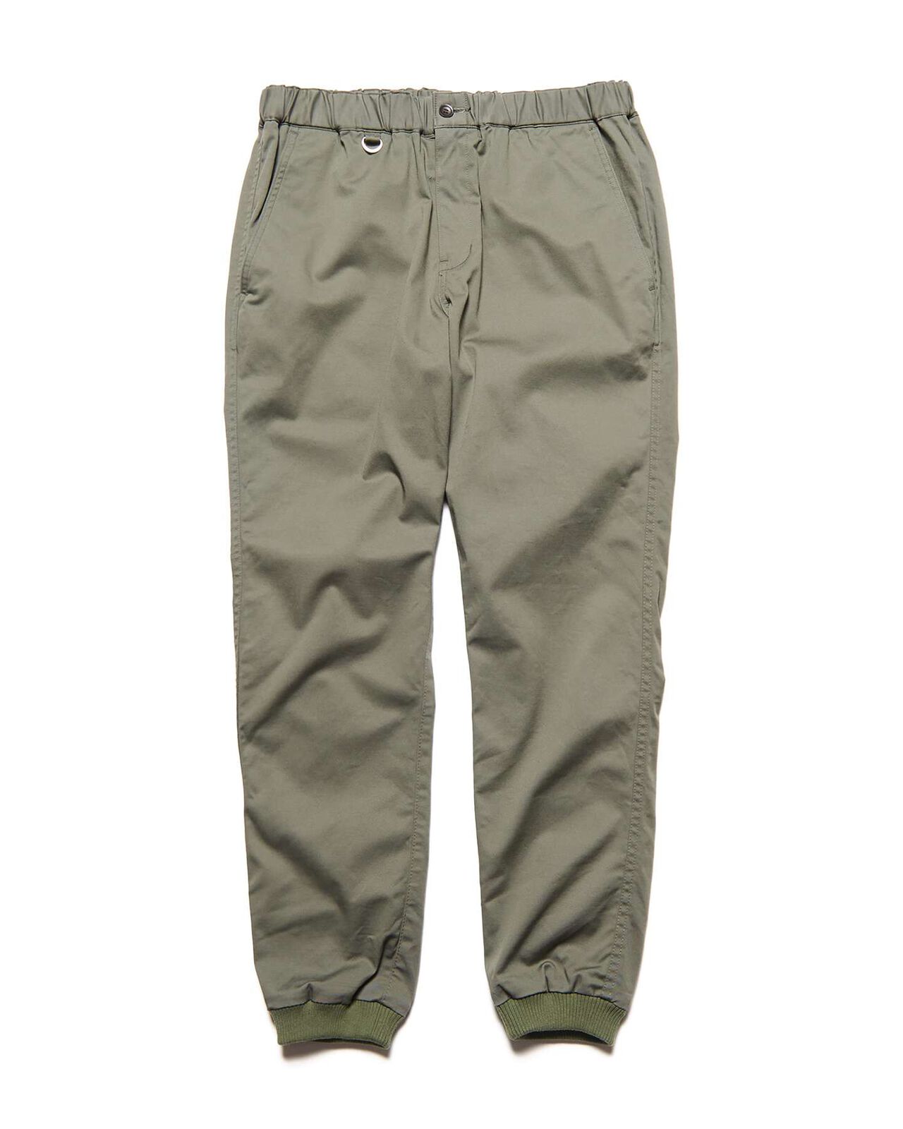 STRETCH TWILL SLIM-FIT RIBBED PANTS,KHAKI, large image number 0