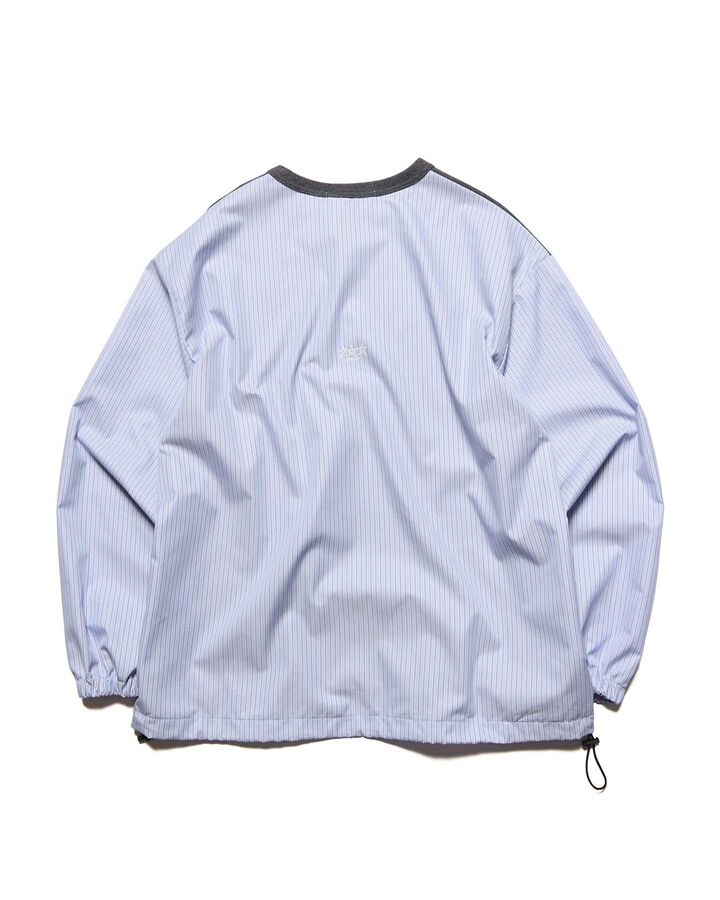 FABRIC-MIX L/S TOP,LIGHT BLUE, medium image number 1
