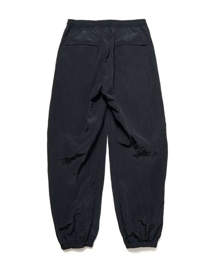 CRYSTAL NYLON LOOSE FIT JOGGER PANTS,BLACK, medium image number 1