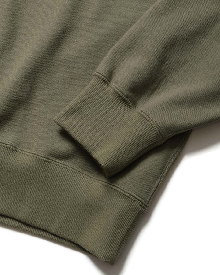 BIG LOGO CREWNECK BAGGY SWEAT,KHAKI, medium image number 4
