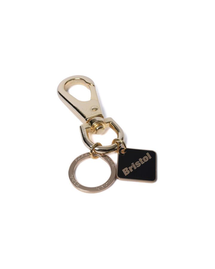 EMBLEM KEYRING,GOLD, medium