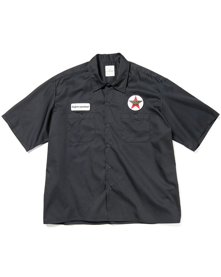 S/S WORK SHIRT,BLACK, medium