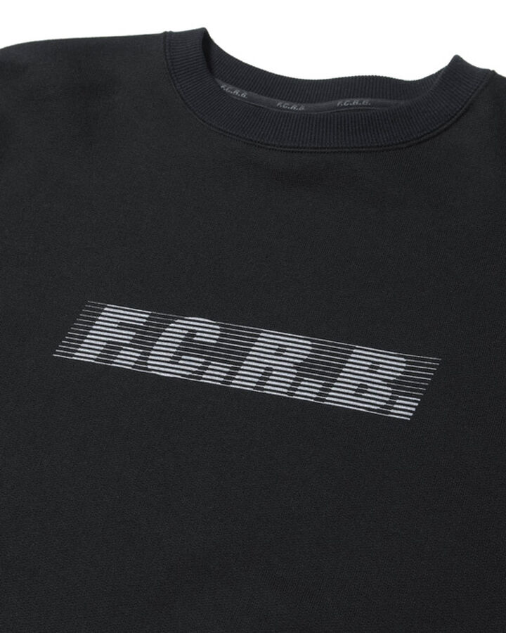 EFFECT LINE LOGO TEAM CREWNECK SWEAT,BLACK, medium image number 2