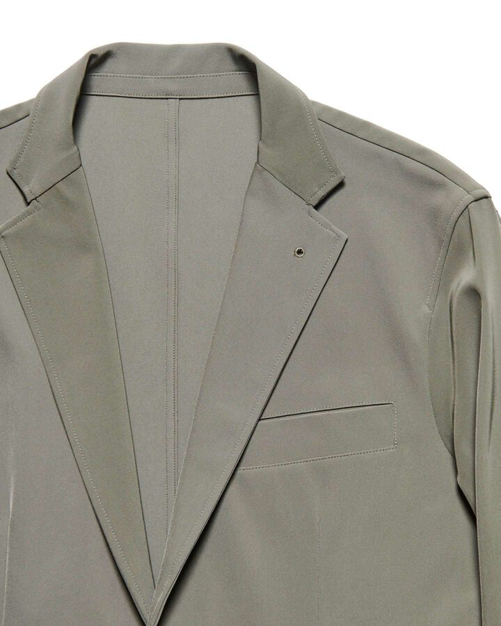 4WAY STRETCH PACKABLE 2BUTTON JACKET,KHAKI, medium image number 2