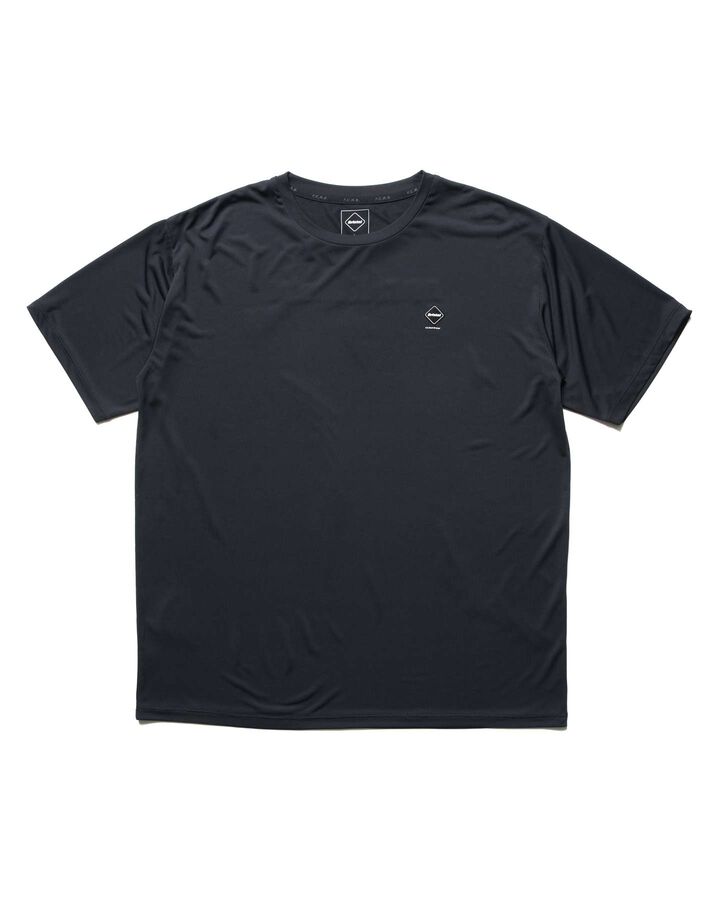 REFLECTIVE LOGO TECH DRY S/S TEE,BLACK, medium