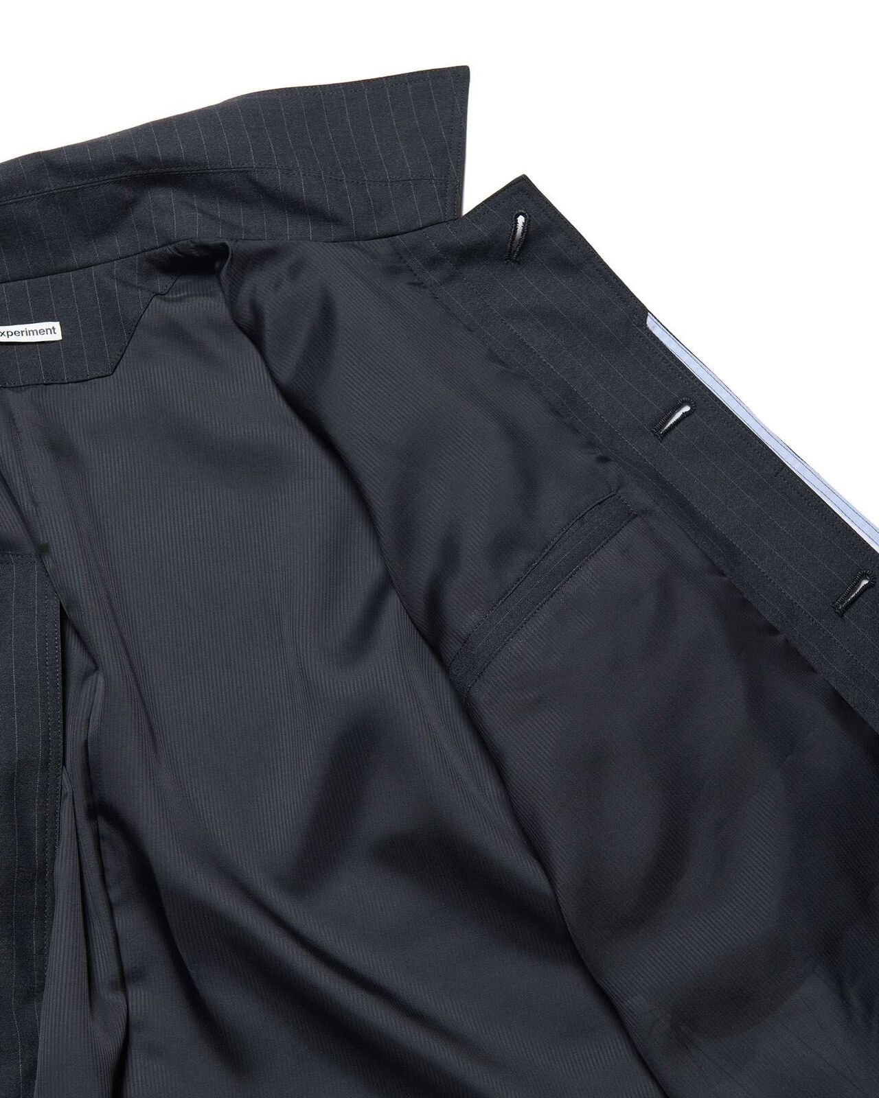 STRETCH WOOL FLY FRONT BLOUSON,A, large image number 4