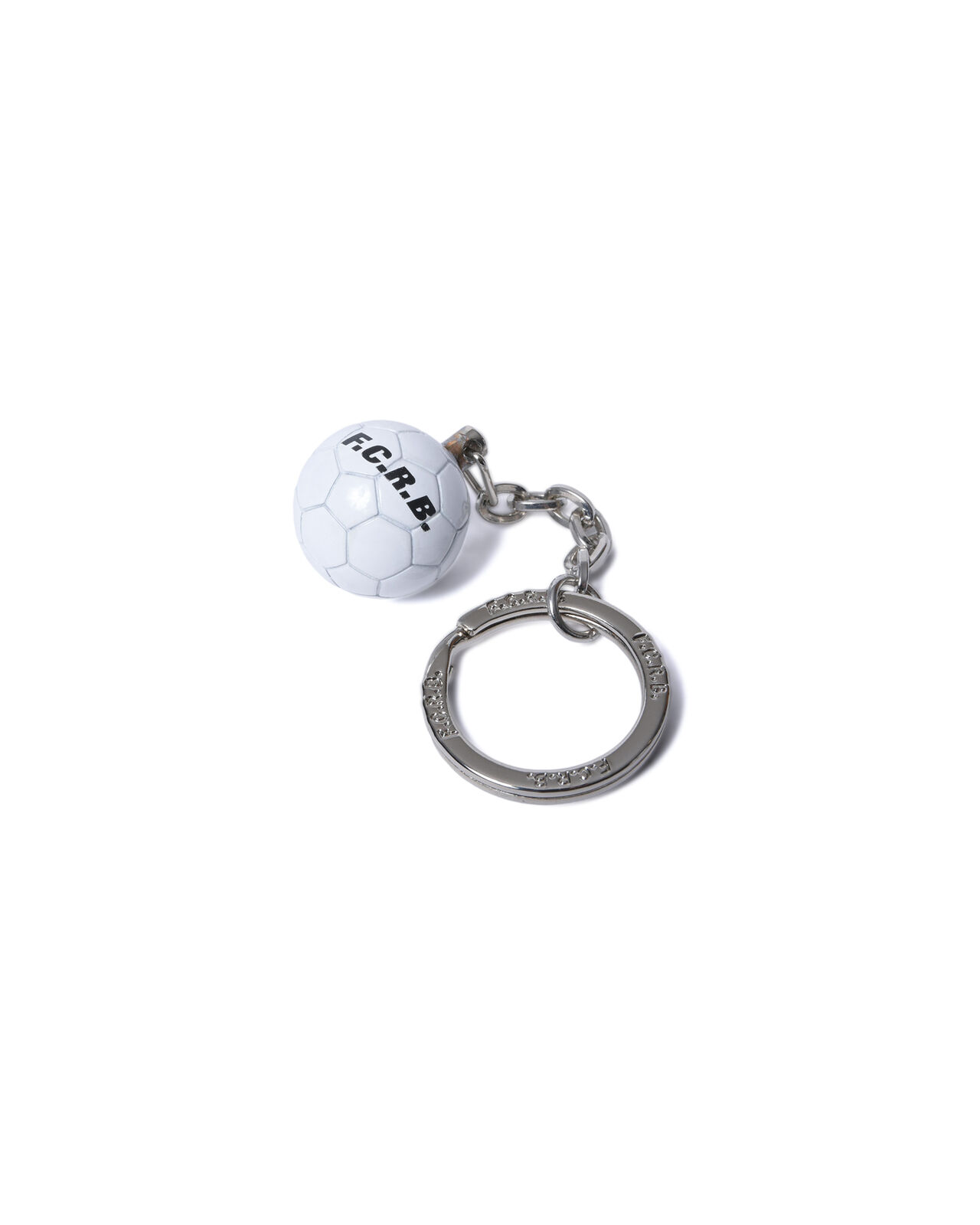 SOCCER BALL KEYCHAIN,WHITE, large image number 1