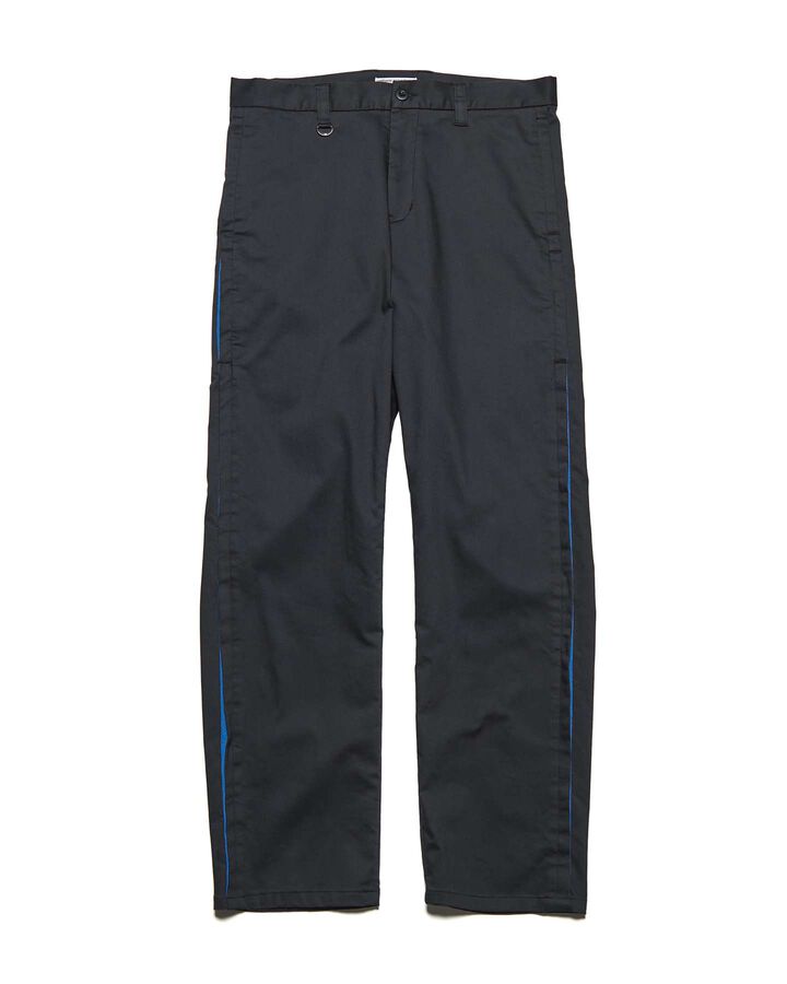 STRETCH TWILL SIDE TAPE PANTS,BLACK, medium