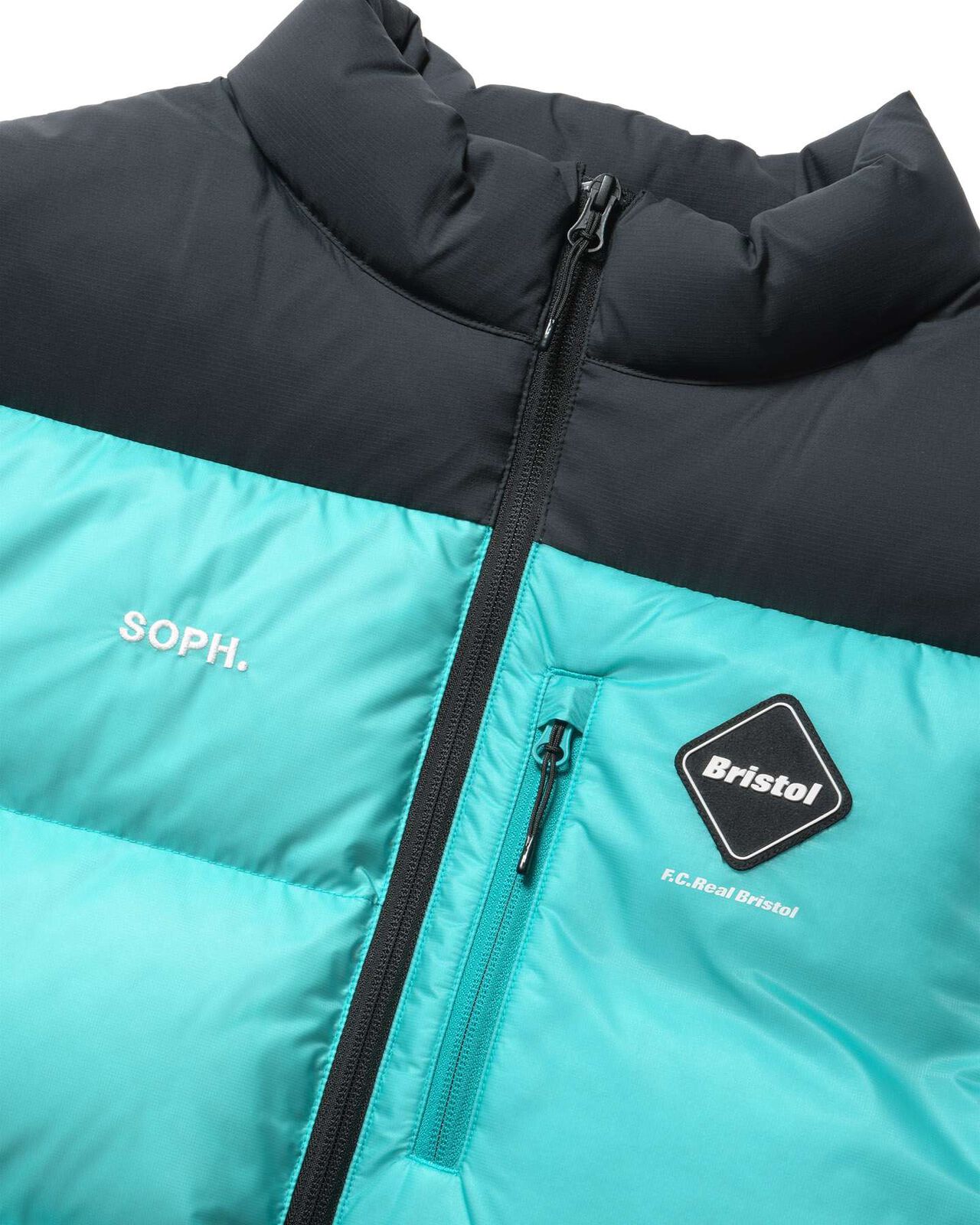 FIELD DOWN VEST,TURQUOISE, large image number 2