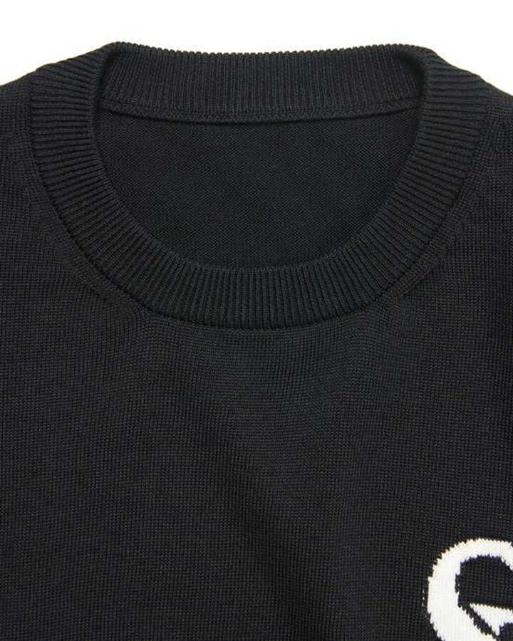 SP CREWNECK KNIT,BLACK, medium image number 2