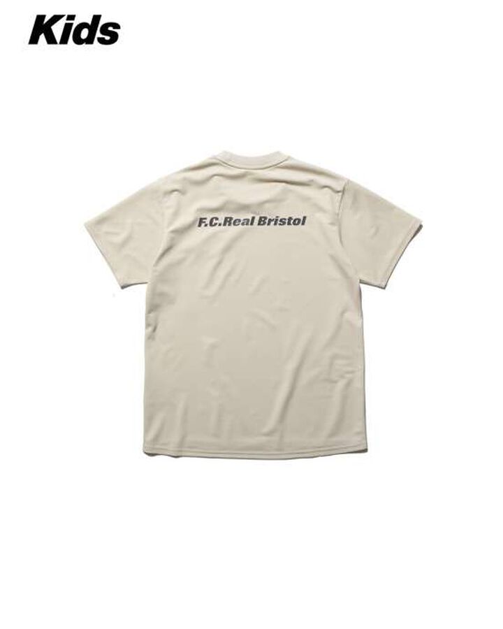 AUTHENTIC LOGO S/S TEAM TOP,BEIGE, medium image number 1