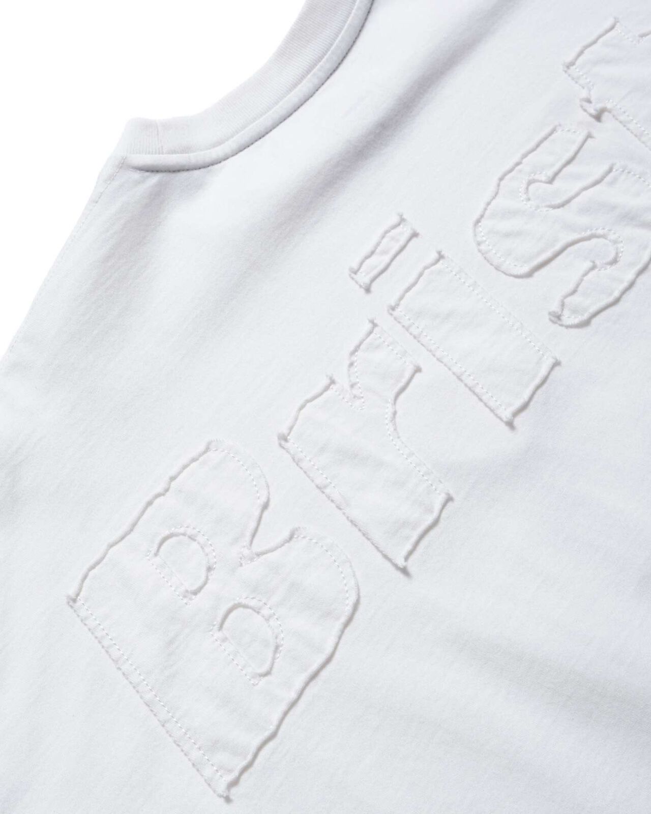 CUT-OFF LOGO L/S TEE,WHITE, large image number 2