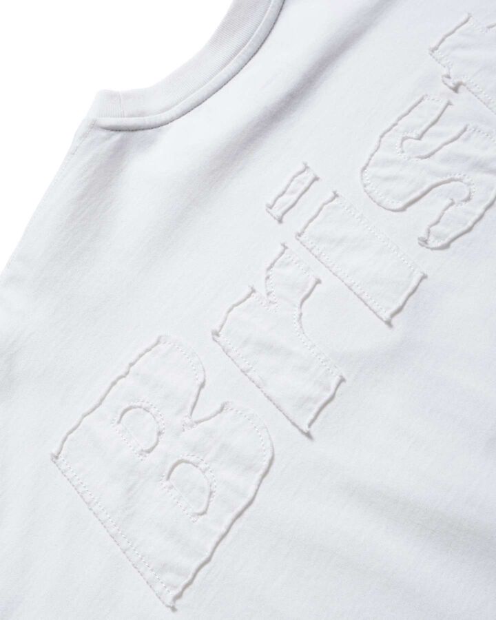 CUT-OFF LOGO L/S TEE,WHITE, medium image number 2