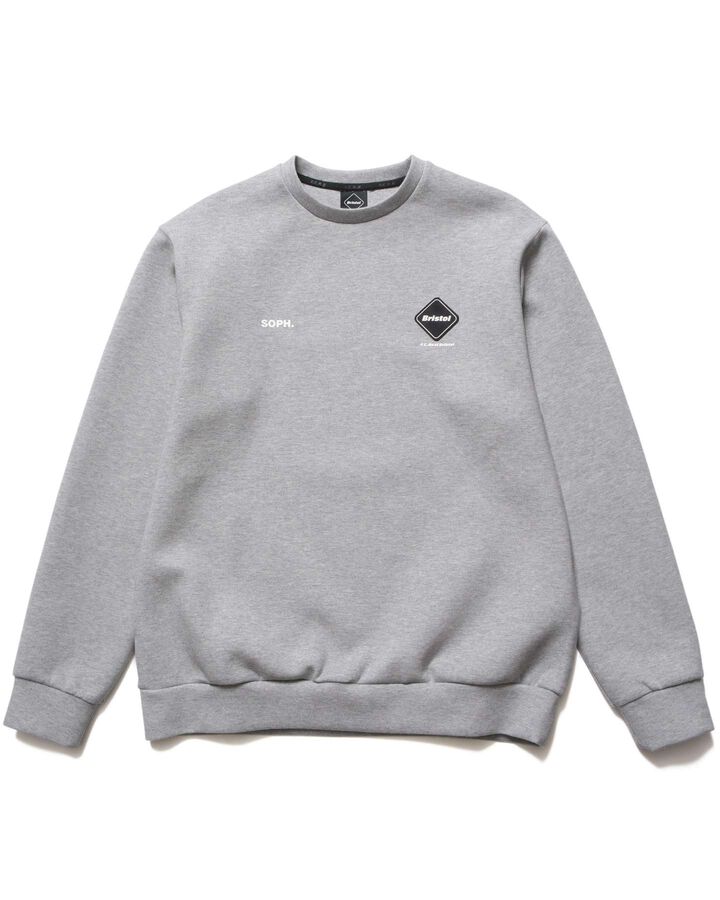 TECH SWEAT CREWNECK TOP,GRAY, medium