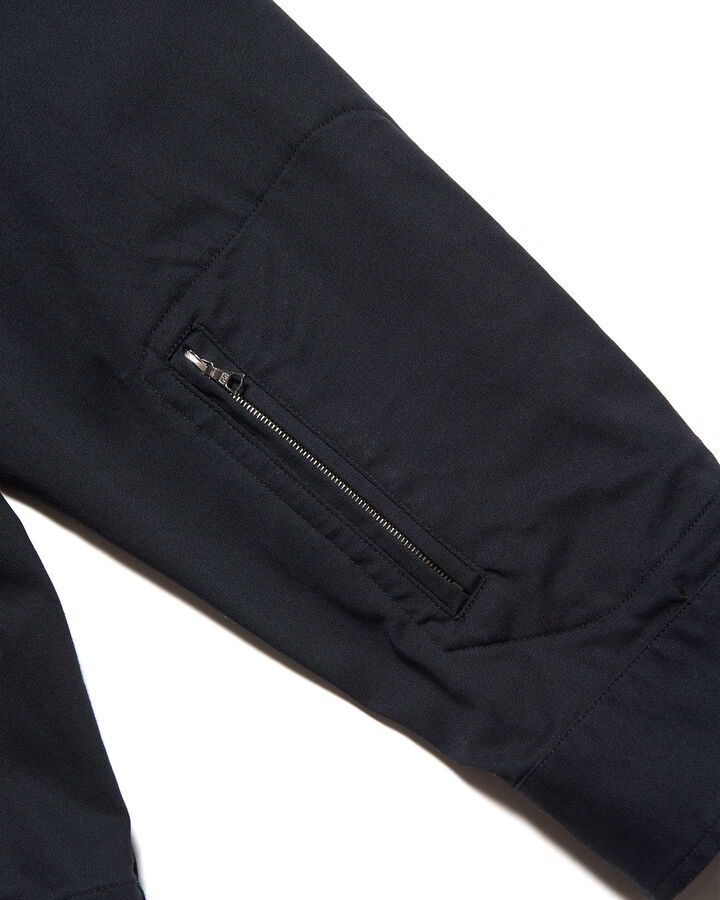 STRETCH TWILL COACH JACKET,BLACK, medium image number 5